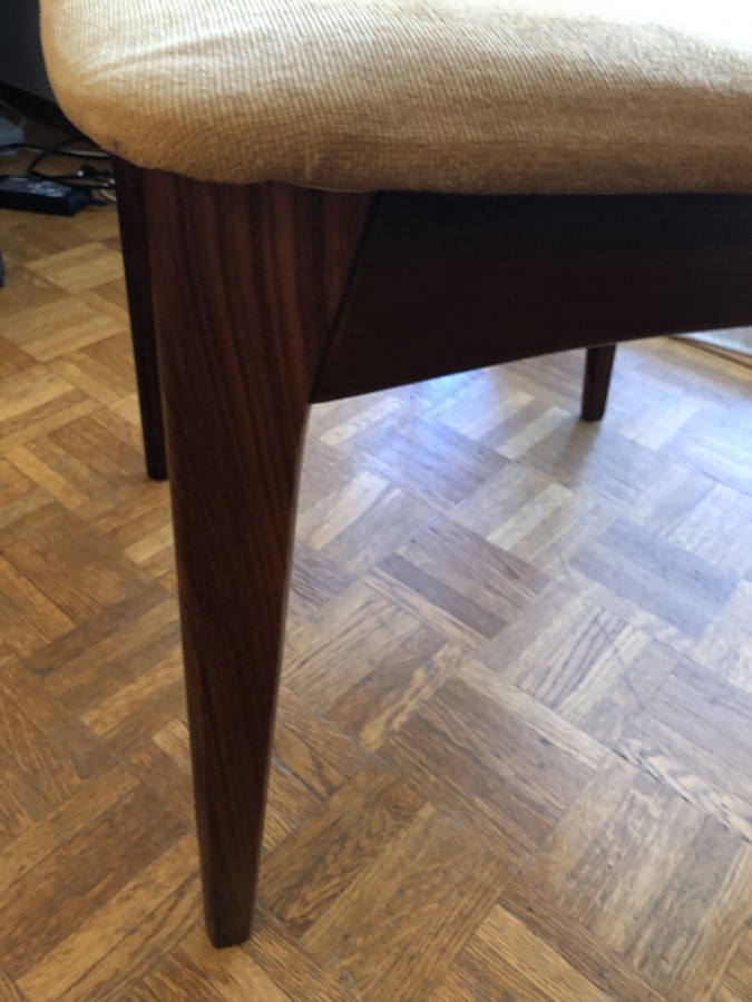 Palisander Stuhlen von Erling Torvits