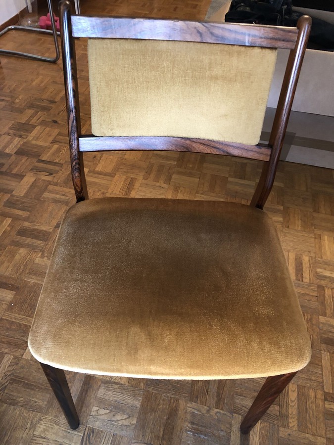 Palisander Stuhlen von Erling Torvits