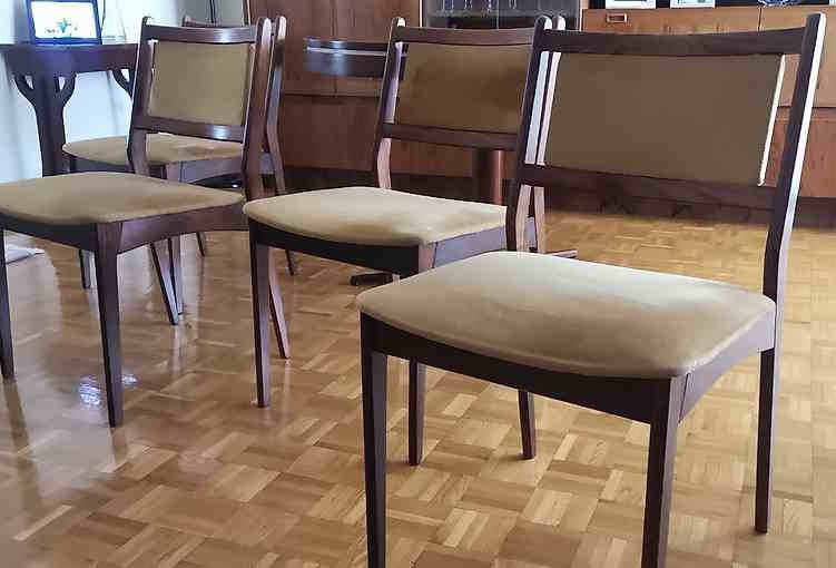 Palisander Stuhlen von Erling Torvits